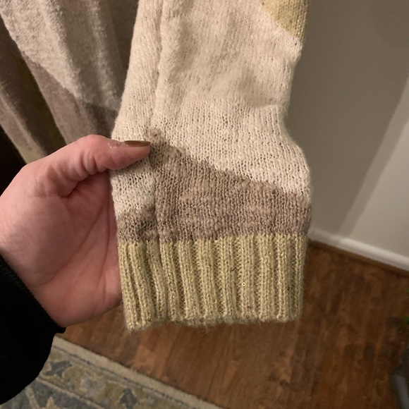 Chico’s Tunic Cardigan. Beautiful Pattern & Colors. Never Worn. Chico’s Sz 2 - Picture 5 of 10